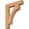 Ekena Millwork Westlake Block Smooth Bracket, Western Red Cedar, 5 1/2"W x 34"D x 40"H BKT06X34X40WTL05SWR - alternate 1